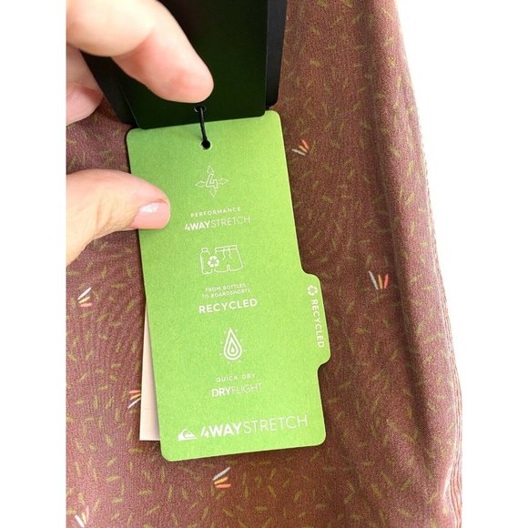 Quicksilver NWT $60 Highline Threads & Fin Henna  Boardshorts Men Swim S… - Picture 8 of 10